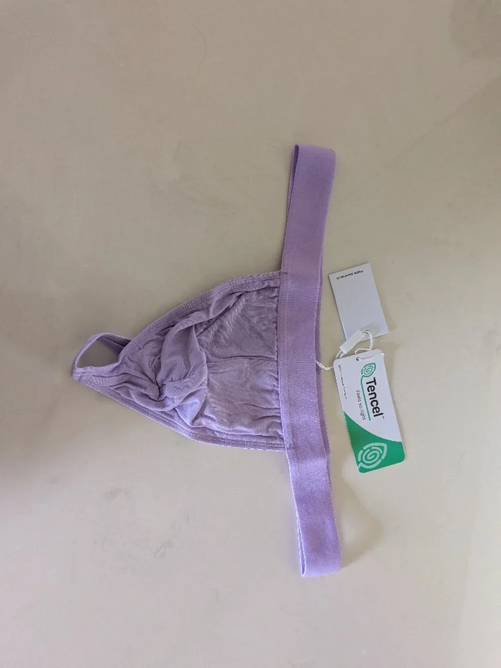 Todd Sanfield Essential Thong in Lavender, Size L, NWT